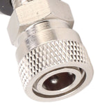 CO2 Tank Female Adapter Leakage Proof Stainless Steel Aluminum Alloy 8mm G1/2 14 Hose Quick Connect Female Fitting - Extra Image