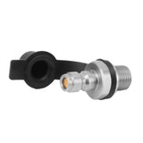 Male Thread CO2 Tank Refill Valve Connector 1/8NPT CO2 Cylinder Refill Valve Plug Adapter for Replacement - 45-Degree Angle