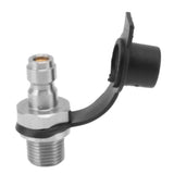Male Thread CO2 Tank Refill Valve Connector 1/8NPT CO2 Cylinder Refill Valve Plug Adapter for Replacement