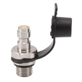 CO2 Cylinder Refill Adapter 3/8 24unf CO2 Tank Refill Adapter Carbon Dioxide Bottle Connector