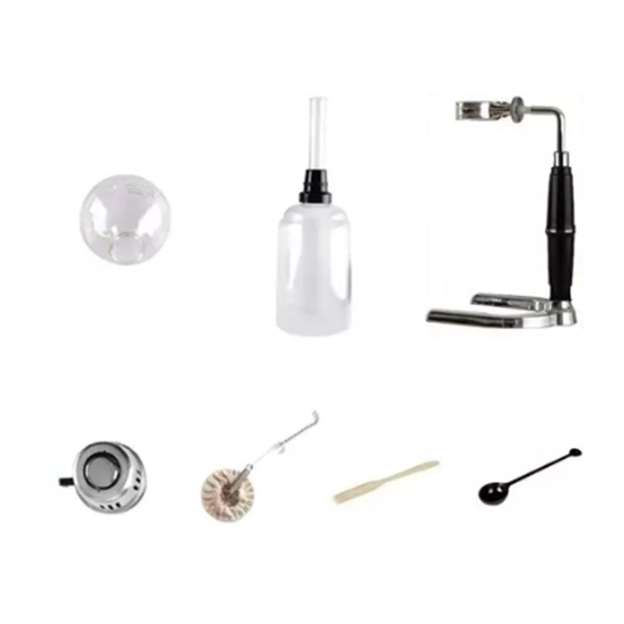 Hand Brewed Coffee Maker Siphon Type Stainless Steel Base Classic Coffee Machine for Home Office