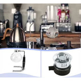 Hand Brewed Coffee Maker Siphon Type Stainless Steel Base Classic Coffee Machine for Home Office - Extra Image