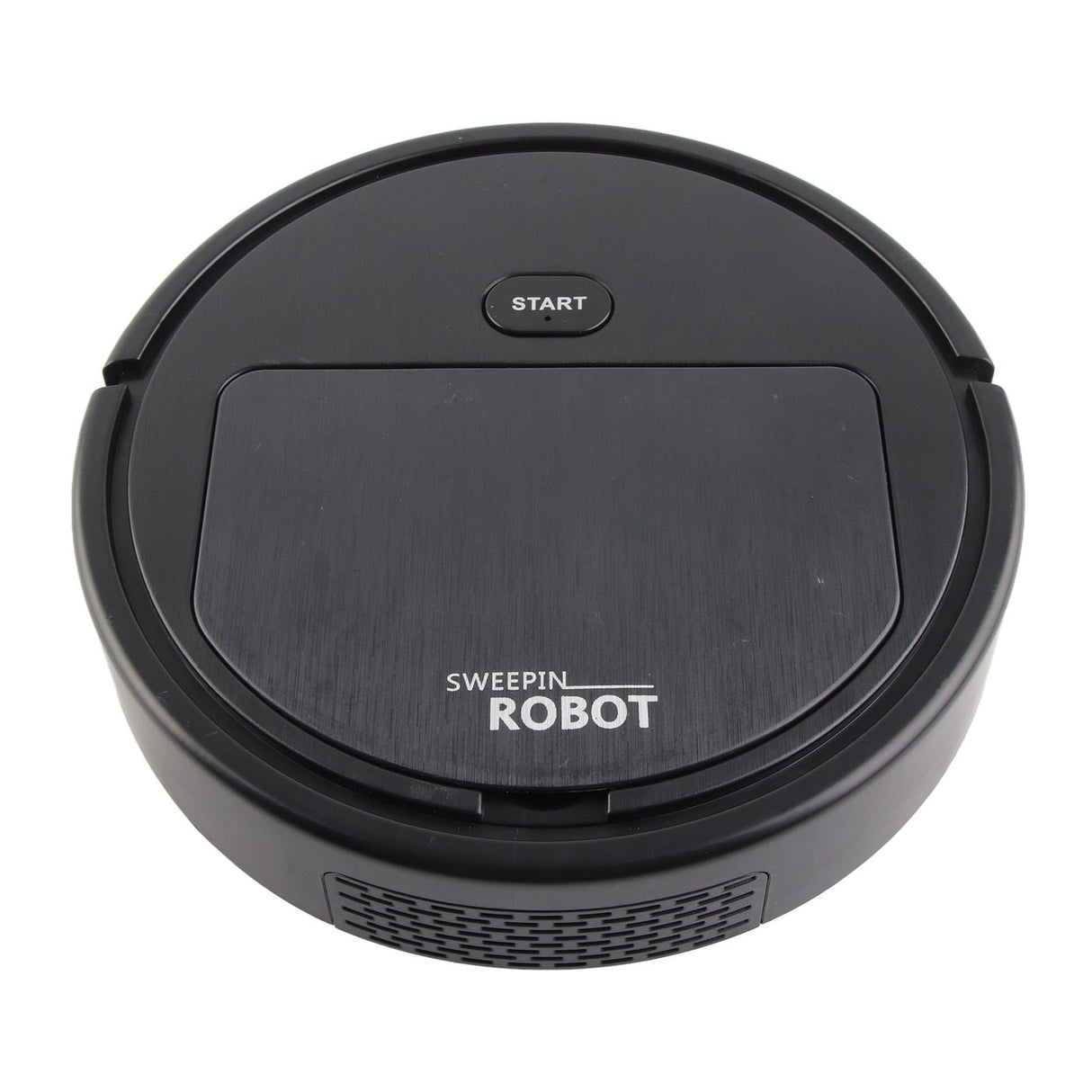 Robot Vacuum Cleaner 3 in 1 Rechargeable Low Noise Intelligent Mop Robot Sweeper for Hair Dust Debris Black
