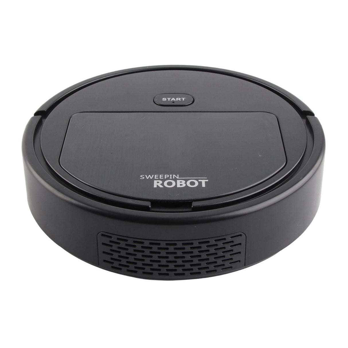 Robot Vacuum Cleaner 3 in 1 Rechargeable Low Noise Intelligent Mop Robot Sweeper for Hair Dust Debris Black