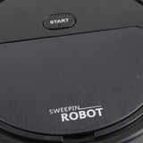 Robot Vacuum Cleaner 3 in 1 Rechargeable Low Noise Intelligent Mop Robot Sweeper for Hair Dust Debris Black - Extra Image