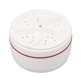 Small Washing Machine 50 Seconds Forward Reverse Cleaning Automatic Power Off Ultrasonic Turbine Washing Machine 27W - Side View