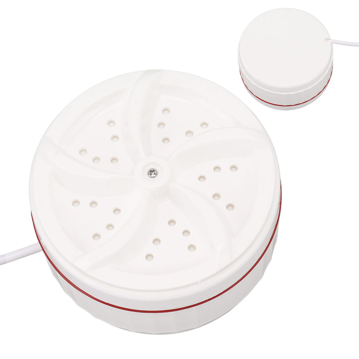 Small Washing Machine 50 Seconds Forward Reverse Cleaning Automatic Power Off Ultrasonic Turbine Washing Machine 27W