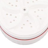 Small Washing Machine 50 Seconds Forward Reverse Cleaning Automatic Power Off Ultrasonic Turbine Washing Machine 27W