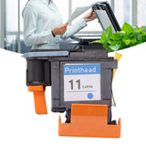 Printer Print Head Cyan Color ABS Lightweight Colorfast Rustproof Printhead for HP Designjet 100 110 111 500 510 800 813 - Extra Image
