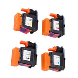 4 Pcs Printhead Printer Head Magenta Black Cyan Yellow Print Head Replacement for HP Designjet 100 110 111 500 510 800 813 850 - Side View