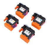4 Pcs Printhead Printer Head Magenta Black Cyan Yellow Print Head Replacement for HP Designjet 100 110 111 500 510 800 813 850 - Close-Up Angle