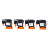 4 Pcs Printhead Printer Head Magenta Black Cyan Yellow Print Head Replacement for HP Designjet 100 110 111 500 510 800 813 850