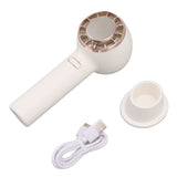 Portable Handheld Fan Semiconductor Cooling USB Rechargeable Battery Operated Hand Fan for Outdoor - Front View