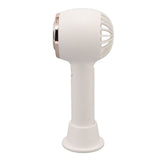 Portable Handheld Fan Semiconductor Cooling USB Rechargeable Battery Operated Hand Fan for Outdoor - Top-Down View