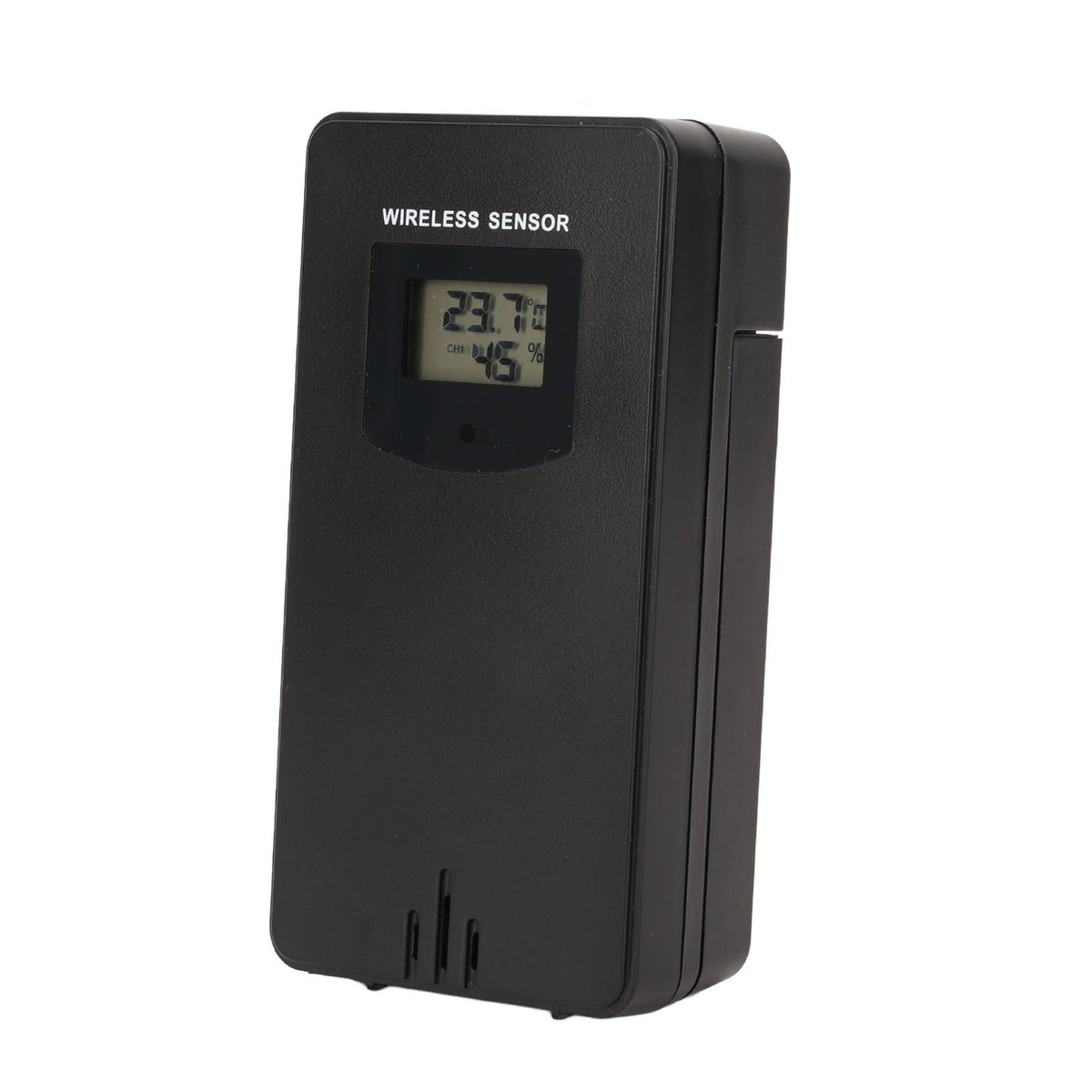 Weather Clock Transparent ABS Wireless Multifunctional Temperature Alarm Clock with Color Screen