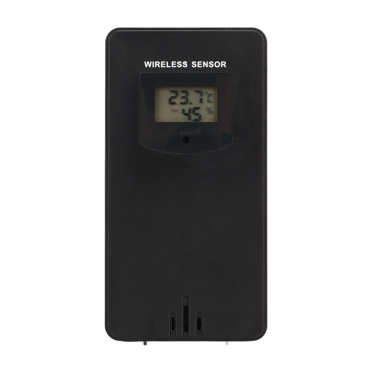 Weather Clock Transparent ABS Wireless Multifunctional Temperature Alarm Clock with Color Screen