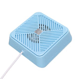 USB Dishwasher Mini Portable Ultrasonic Electrolysis Washing Machine for Sink Household Kitchen Supply Blue - Top-Down View
