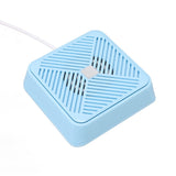 USB Dishwasher Mini Portable Ultrasonic Electrolysis Washing Machine for Sink Household Kitchen Supply Blue - Rear View