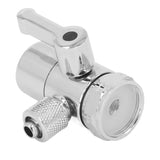 3/8in Faucet Diverter Valve M22 Female Thread Thickened Brass Sink Faucet Splitter for Bathroom Kitchen