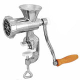 Manual Meat Grinder Aluminum Alloy Hand Crank Meat Vegetable Grinding Machine for Kitchen
