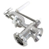 Manual Meat Grinder Aluminum Alloy Hand Crank Meat Vegetable Grinding Machine for Kitchen - Front View
