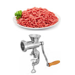 Manual Meat Grinder Aluminum Alloy Hand Crank Meat Vegetable Grinding Machine for Kitchen