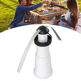 Fly Repellent Fan Outdoor Table Top Bug Repellent Fan for Outside Inside Table Use Restaurant Barbeque Events Shrinkage Type