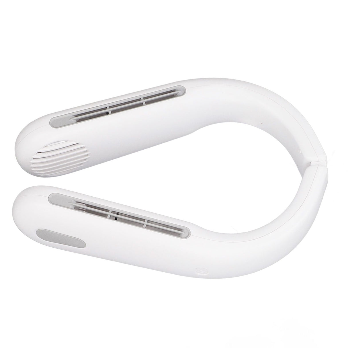 Mini Portable Neck Fan with 3 Wind Speeds Rapid Cooling USB Hanging Neck Electric Fan for Sports Travel Outdoor White