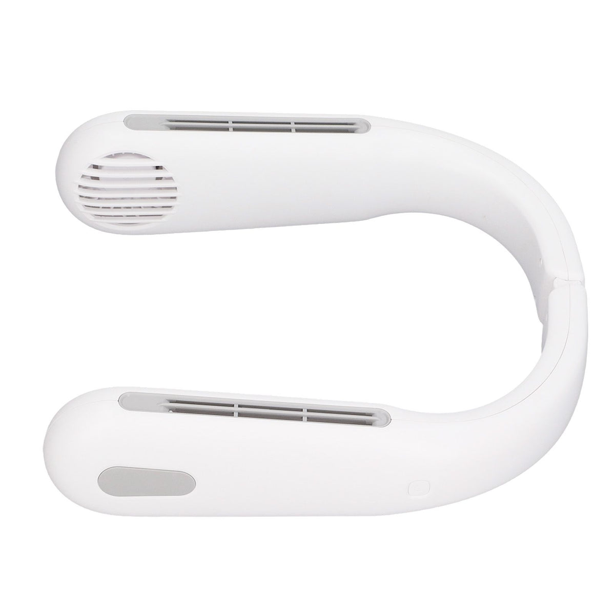Mini Portable Neck Fan with 3 Wind Speeds Rapid Cooling USB Hanging Neck Electric Fan for Sports Travel Outdoor White