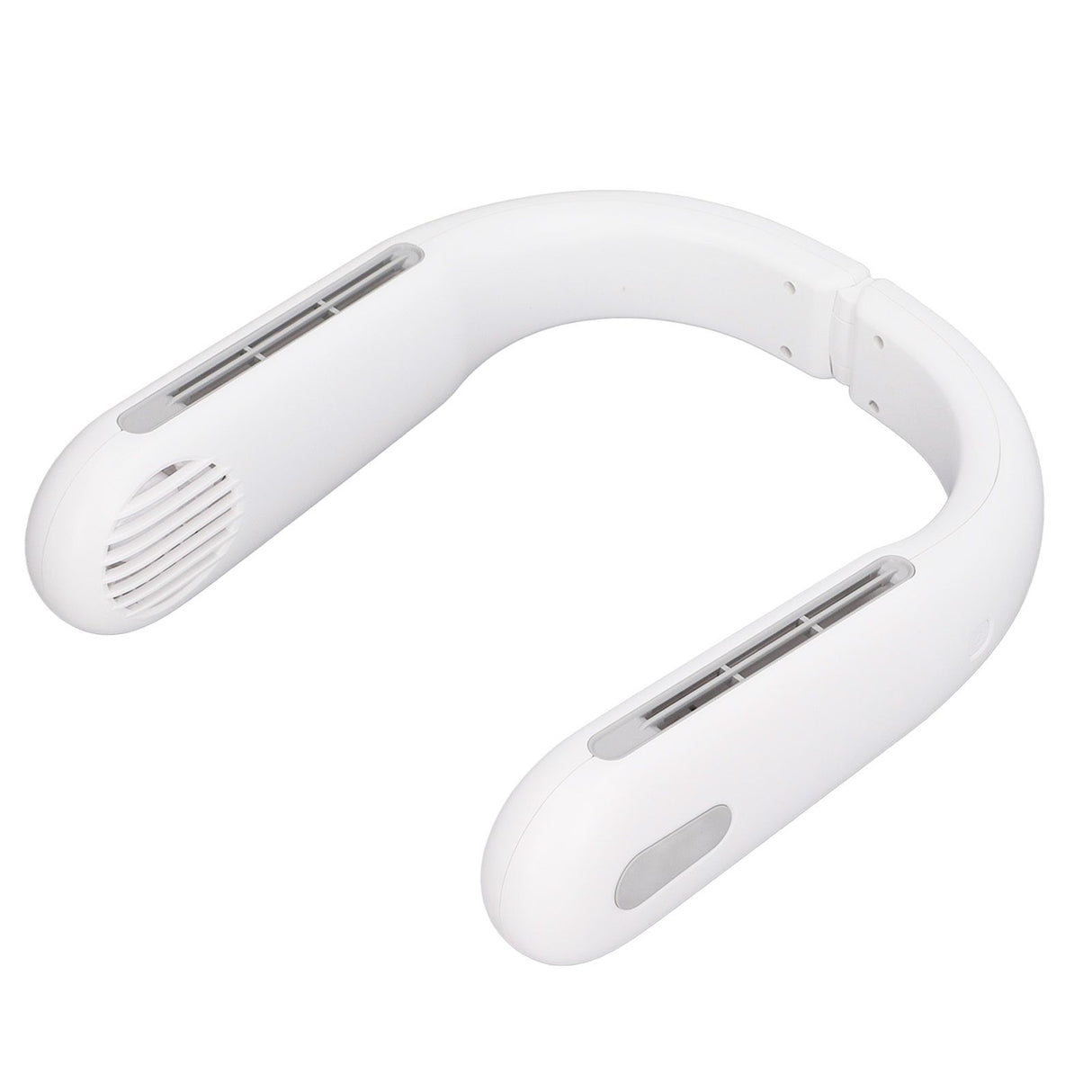 Mini Portable Neck Fan with 3 Wind Speeds Rapid Cooling USB Hanging Neck Electric Fan for Sports Travel Outdoor White