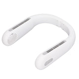 Mini Portable Neck Fan with 3 Wind Speeds Rapid Cooling USB Hanging Neck Electric Fan for Sports Travel Outdoor White - Extra Image