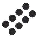 8pcs Fryer Silicone Feet Scratch Proof Round Heat Insulation Kitchen Fryer Tray Feet for Frying Pan Barbecue Pan - Top-Down View