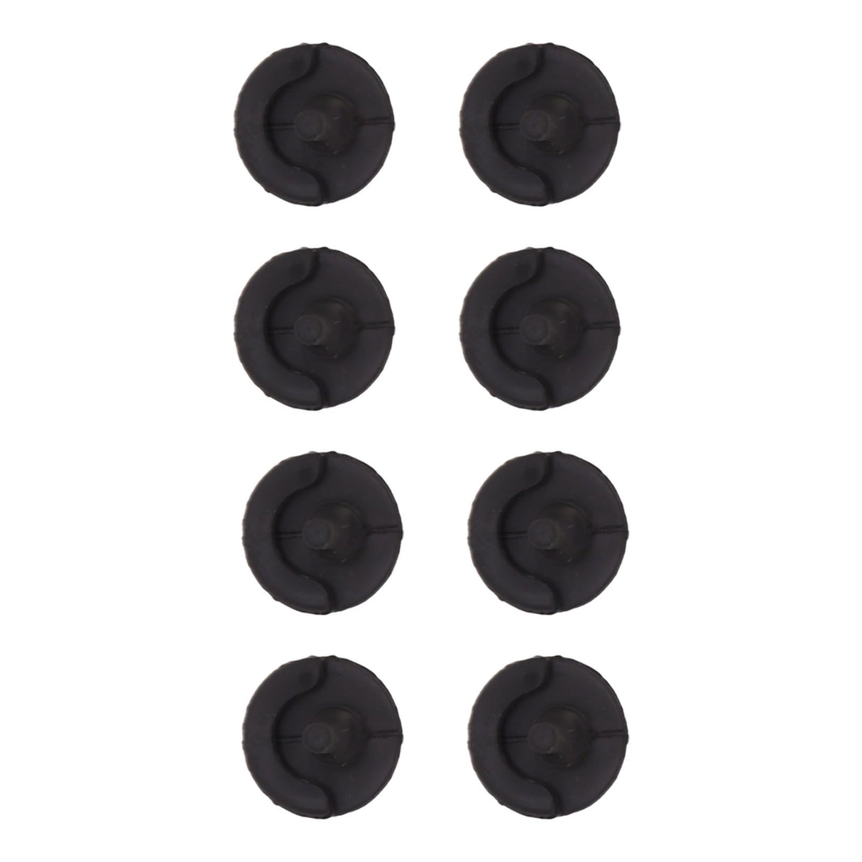 8pcs Fryer Silicone Feet Scratch Proof Round Heat Insulation Kitchen Fryer Tray Feet for Frying Pan Barbecue Pan