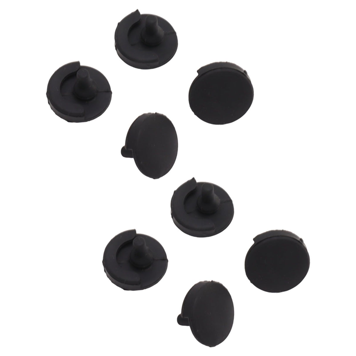 8pcs Fryer Silicone Feet Scratch Proof Round Heat Insulation Kitchen Fryer Tray Feet for Frying Pan Barbecue Pan