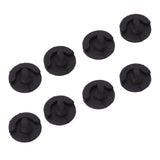 8pcs Fryer Silicone Feet Scratch Proof Round Heat Insulation Kitchen Fryer Tray Feet for Frying Pan Barbecue Pan - Extra Image