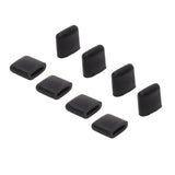 8Pcs Fryer Grill Silicone Feet Silicon Bumpers Portable Anti Scratch Replacement Tips Silicon Tabs for Kitchen Fryer - Front View