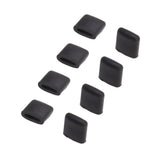 8Pcs Fryer Grill Silicone Feet Silicon Bumpers Portable Anti Scratch Replacement Tips Silicon Tabs for Kitchen Fryer - Close-Up Angle