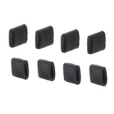 8Pcs Fryer Grill Silicone Feet Silicon Bumpers Portable Anti Scratch Replacement Tips Silicon Tabs for Kitchen Fryer - Low Angle