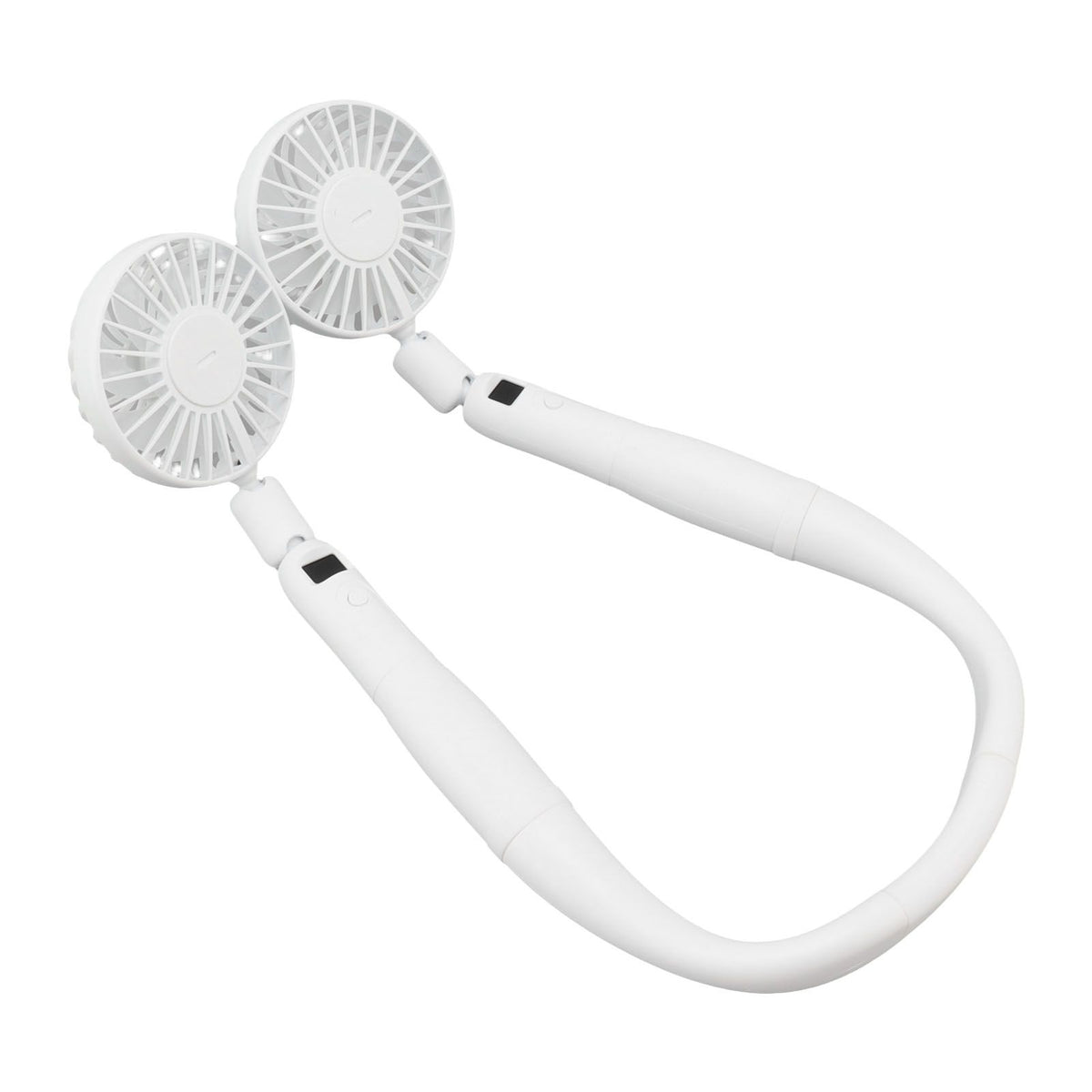 Neck Fan 3 Gear Angle Adjustment LCD Display USB Rechargeable Mini Portable Handheld Neck Hanging Fan