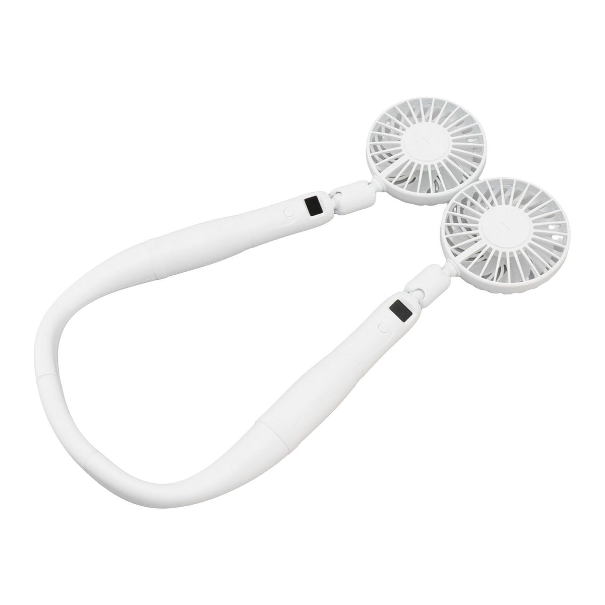 Neck Fan 3 Gear Angle Adjustment LCD Display USB Rechargeable Mini Portable Handheld Neck Hanging Fan