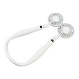 Neck Fan 3 Gear Angle Adjustment LCD Display USB Rechargeable Mini Portable Handheld Neck Hanging Fan