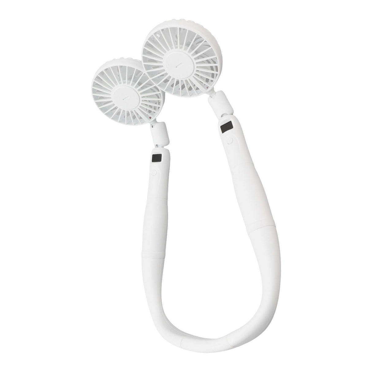 Neck Fan 3 Gear Angle Adjustment LCD Display USB Rechargeable Mini Portable Handheld Neck Hanging Fan