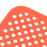 Reusable Air Fryer Mats Stick Proof Dishwasher Safe Oil Resistant Silicone Air Fryer Liner for Oven Red Black 4pcs 18.5cm/7.3in