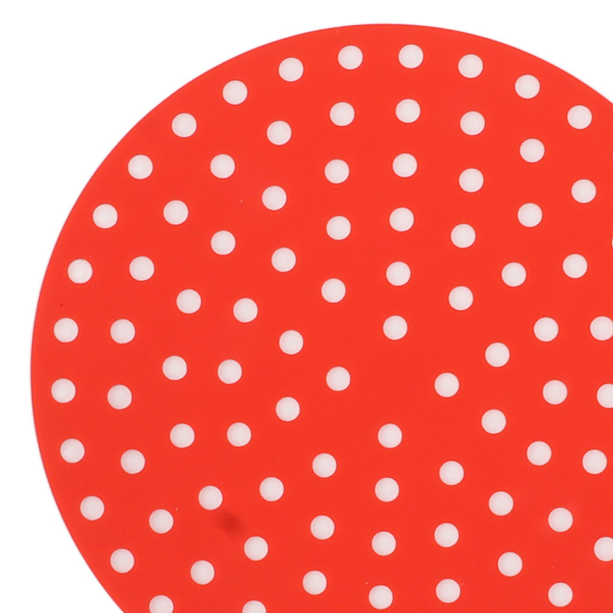 4PCS Round Air Fryer Mat High Temperature Resistant Oilproof Reusable Silicone Air Fryer Liner for Air Fryer Accessories 2 X 23cm/9.1in Red, 2 X 23cm/9.1in Black
