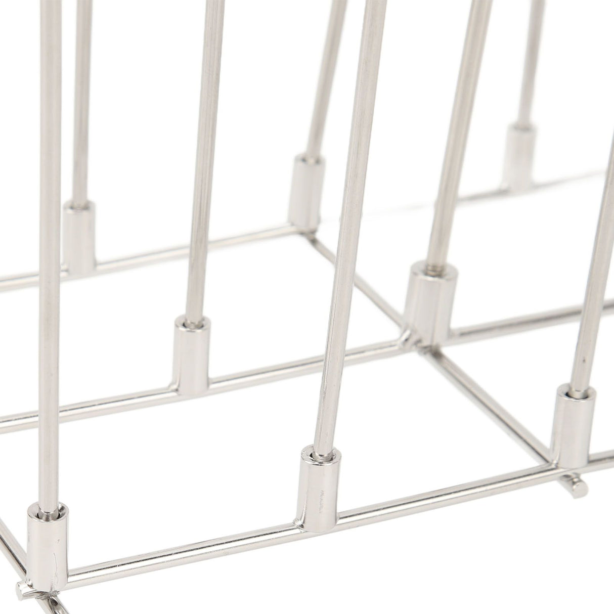 Skewer Stand Fryer Grill Rack Set Stainless Steel Vertical BBQ Grill Rack Round Rotating Fryer Stand for Ninja DZ201 Foodi 8 Quart