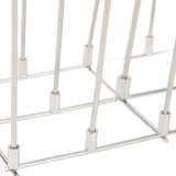 Skewer Stand Fryer Grill Rack Set Stainless Steel Vertical BBQ Grill Rack Round Rotating Fryer Stand for Ninja DZ201 Foodi 8 Quart