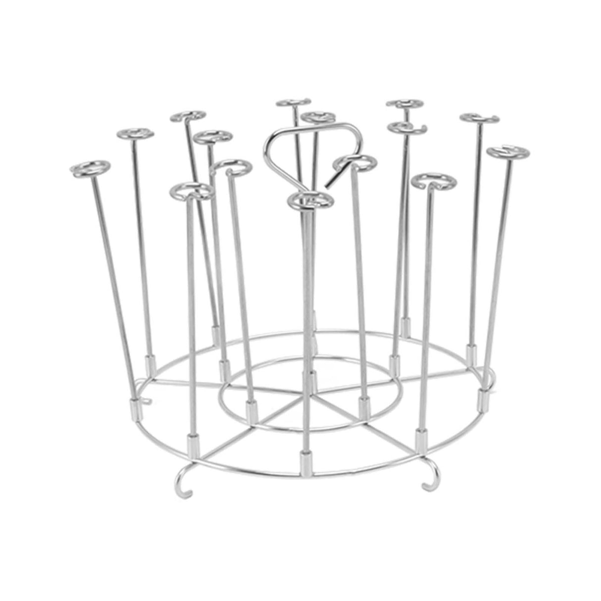 Skewer Stand Racks Stainless Steel Grilling Skewer Stand for Ninja Foodi Fryer 8QT