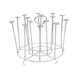 Skewer Stand Racks Stainless Steel Grilling Skewer Stand for Ninja Foodi Fryer 8QT