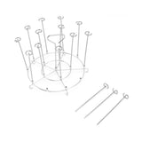 Skewer Stand Racks Stainless Steel Grilling Skewer Stand for Ninja Foodi Fryer 8QT - Extra Image