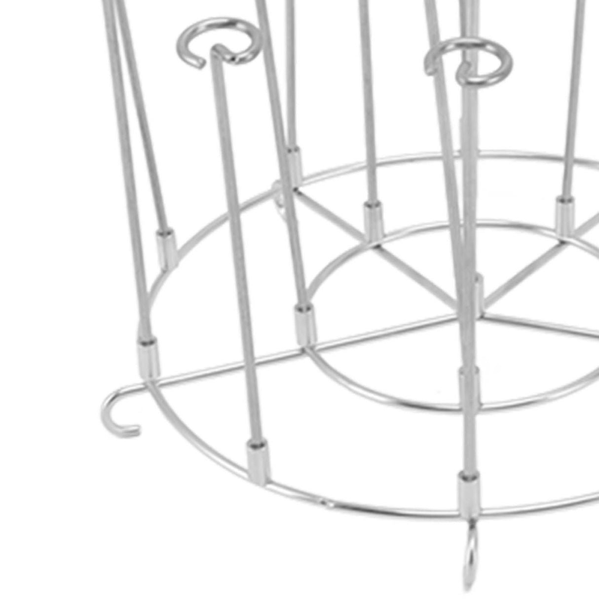 Skewer Stand Racks Stainless Steel Grilling Skewer Stand for Ninja Foodi Fryer 8QT